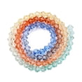 thumbnail image 2 of 20Strand Gradient Color Baking Painted Glass Bead Strands Bicone Colorful 4.5x4mm Hole: 0.8mm about 80~85pcs/strand 30~32cm, 2 of 5