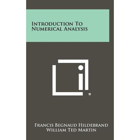 Introduction to Numerical Analysis Hardcover