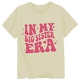 thumbnail image 3 of BOOMNY Baby Girls Tshirts Short Sleeve Casual Big Sister Letter Printed T Shirts Lightweight Loose Summer Shirt Tops Leisure Girl's Clothes, 3 of 3