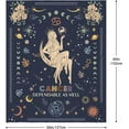 thumbnail image 5 of Cancer Zodiac Gifts for Women, Astrology Gifts for Women Blanket 50"x60", Gifts for Cancer Women, Cancer Birthday Gifts, Cancer Zodiac Sign Constellation Horoscope Gifts, Graduation Gift Ideas, 5 of 6