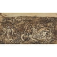 thumbnail image 2 of Robert Smirke 18x12 Black Ornate Wood Framed Double Matted Museum Art Print Titled - Figure Studies of a Group of People in a Wooded Clearing, 2 of 5