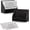 Black, variant on 2 Pack Black Index Card Holder 3 X 5 Note Card Organizer Acrylic Index Card Box Flash Card Storage Box Postcard Display Stand Business Card Holder Desktop for Business Office(No Card)