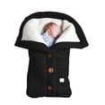 thumbnail image 1 of Landau pour Bébé, Sac de Couchage Extérieur en Peluche Doux et Chaud, Poussette d'Hiver Tricotée pour Bébé – Chaud, 1 of 8