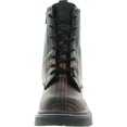 thumbnail image 2 of Wild Pair  Womens Ryyder Leather Combat & Lace-up Boots Black 6.5 Medium (B,M), 2 of 3