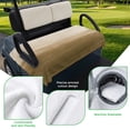 thumbnail image 5 of Golf Cart Seat Covers for 2 Seater,Brown Ombre Microfiber Cart Seat Towel Blanket,Modern Abstract Art Ocean Oil Painting Absorbent Breathable Non Slip Bench Seats Protector for Golf Course 51"x31", 5 of 9