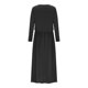 thumbnail image 4 of Lolmot - Vestido largo informal de manga larga para mujer, color puro, para otoño, fiesta diaria, playa, cuello redondo, para verano, vacaciones, regalo en liquidación, 4 of 6