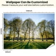thumbnail image 3 of Peel and Stick Wallpaper Green Park fresh sunrise morning Modern Art Wall Mural Decor Self Adhesive and Removable 100in x 144in, 3 of 8