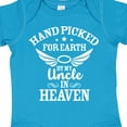 thumbnail image 4 of Inktastic Handpicked for Earth by My Uncle in Heaven with Angel Wings Boys or Girls Baby Bodysuit, 4 of 5