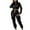 Black, variant on Ahabrexf Set, Womens Fashion Street Trendy Style Comfortable Casual Pants 6-Pocket Workwear Outfit with Temperament