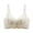 Beige., variant on HBGVBA Push Up Bras for Women V Neck Thin Strap Floral Print Lace Colorblock Comfortable Bra