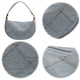 thumbnail image 5 of Bolso Mezclilla Con Forma Media Diamantes Hombro para Mujer Hobo (celosía Ligera) Azul, 5 of 9
