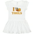 thumbnail image 3 of Inktastic I Love Tools Girls Baby Dress, 3 of 5