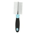 thumbnail image 4 of Stainless Steel Cat Grooming Comb, Gentle Open Knot Effective Double Sided Pet Comb Wide Dog Bone Pattern Removes Knots  For Dogs For Cats Pink,Blue, 4 of 8