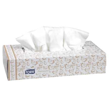 Tork 140278 Mouchoirs Boîtes Cubiques Extra Doux Premium Blanc 2 Plis - Lot De 30 Boîtes