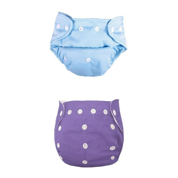 2x pañales para bebés pañales a prueba de agua pañales para