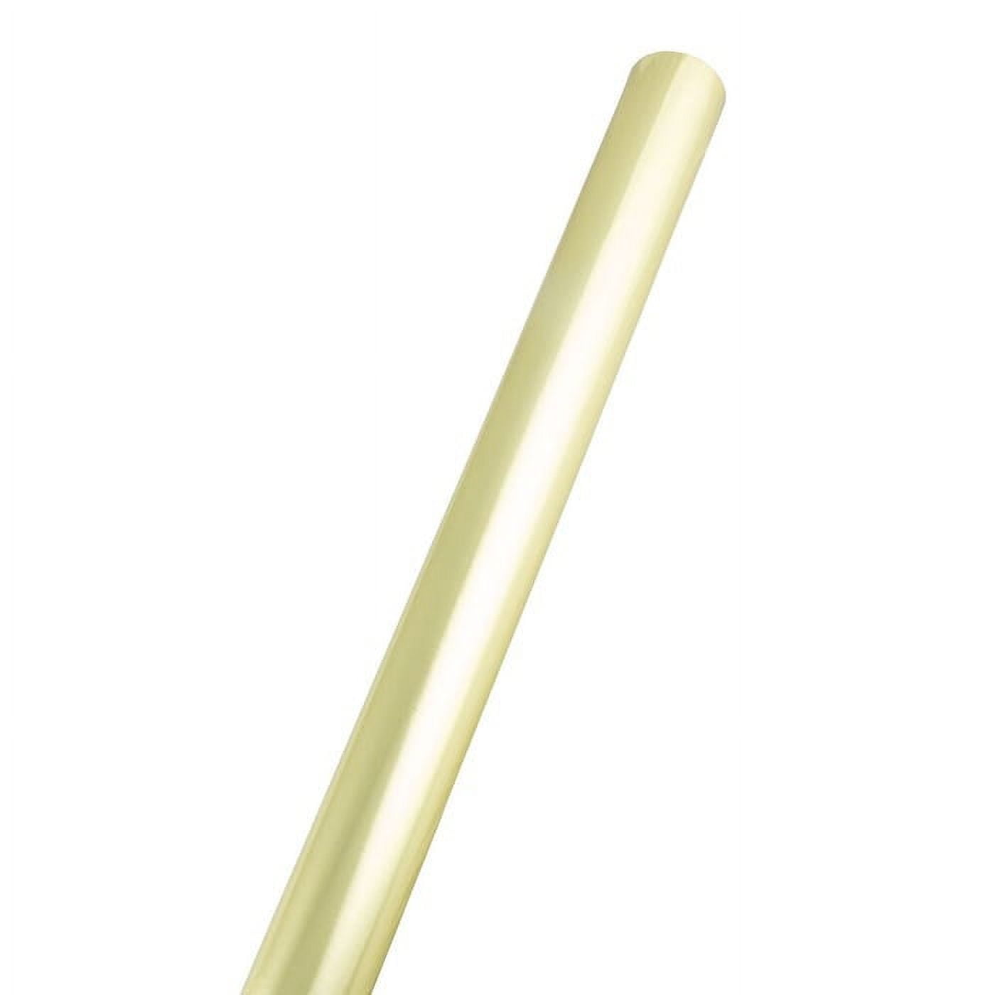 JAM Paper Foil Wrapping Paper, 50 Sq. ft Total, Gold Metallic, 2 Rolls