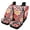 Red Floral, variant on Pzuqiu Vibrant Dragonfly and Blooms Car Seat Covers 3 PCS Car Seat Covers Full Set Interior Interior Decor Suitable for Truck Sedans
