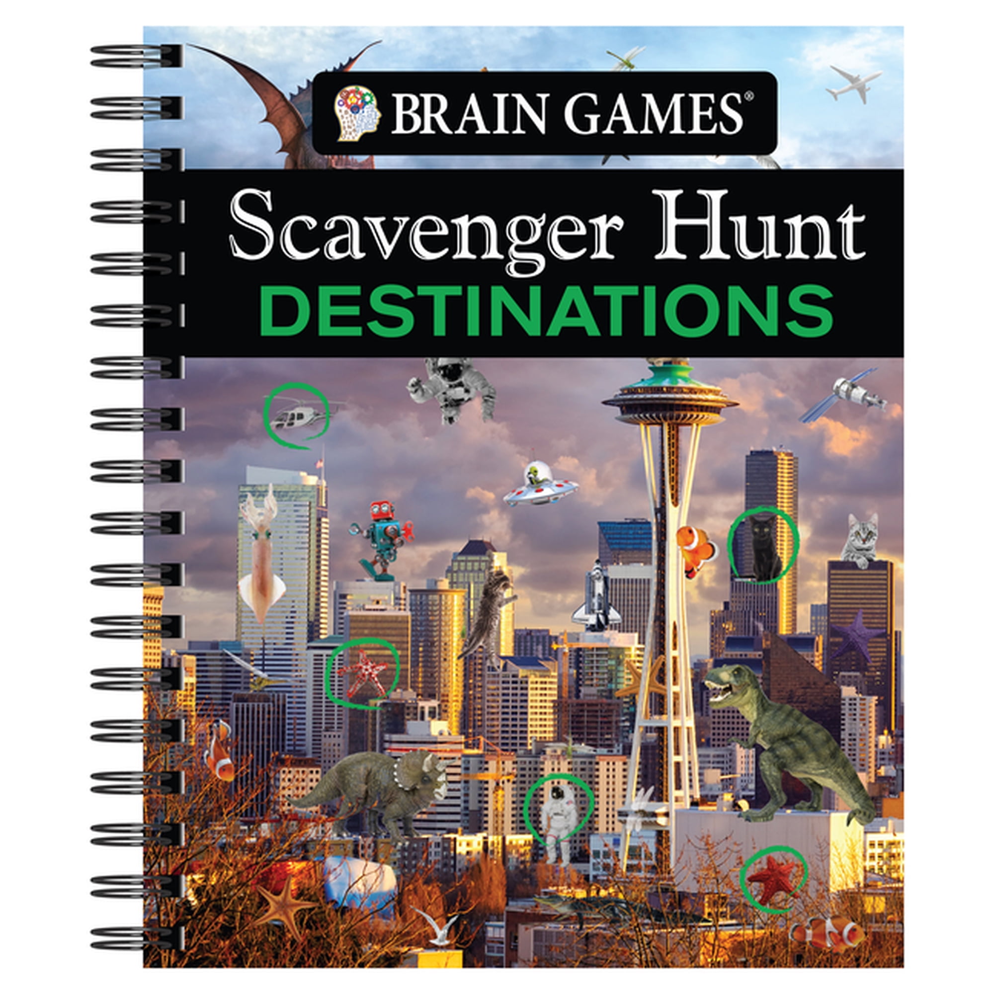Brain Games Brain Games - Scavenger Hunt Destinations, (Spiral-Bound)