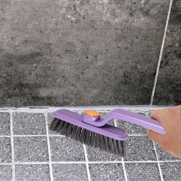 WRITWAA Rotating Bathroom Scrub Brush for Home Cleaning, Tile, Grout, Crevices, and Hard-to-Reach Areas