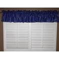 thumbnail image 2 of pintuck taffeta window valance 52 wide navy, 2 of 3