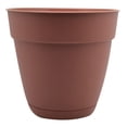 thumbnail image 1 of maceta plástica con plato 30.3cm terracota, 1 of 4