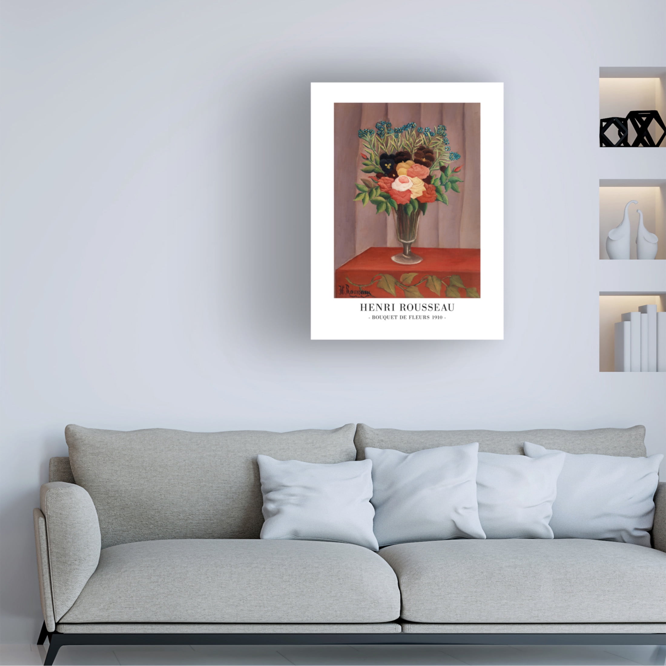 Trademark Fine Art Pictufy  Bouquet De Fleurs 1910 Canvas Wall Art