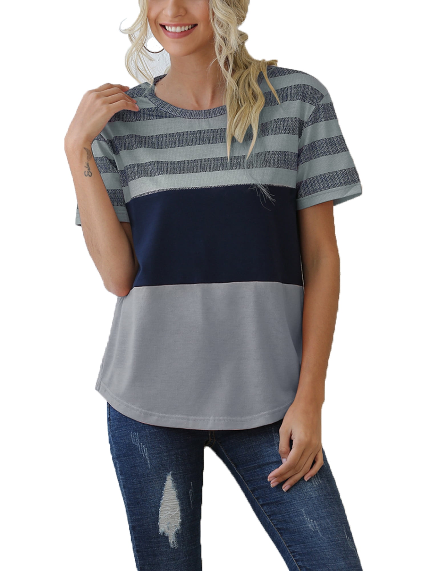 ladies short tops for jeans