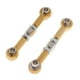 thumbnail image 4 of 2 varillas de dirección RC mejoradas para accesorios de coches modelo HSP 94123/94103 dorado, 4 of 9