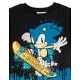 thumbnail image 3 of Sonic the Hedgehog Boys Black Short Sleeved T-Shirt, 3 of 5