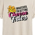 thumbnail image 3 of Mean Girls - Cheese Fries - Women's Oversized T-Shirt, 3 of 5