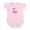 Petal Pink, variant on CafePress - Pink Flamingo Hearts Body Suit - Baby Light Bodysuit, Size Newborn - 24 Months