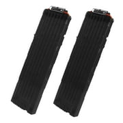 BOROLA 2 Pack 18-Darts Quick Reload Magazine Clips Compatible for NERF Elite Blasters Soft Dart Clip for Toy Gun(Black Transparent)