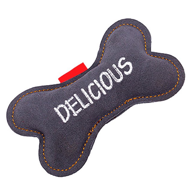 Dog Squeaky Toy Interactive Cartoon Bone Dog Chew Toy Bone Dog Bite Toy