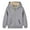 Grey, variant on Povozer Girls Hoodies Kids Long Pullover Hooded Sweatshirt Toddler Girls Sweatshirt Solid Color Graphic Cotton Pullover Top Size for 6-7 Years,Red