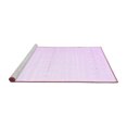 thumbnail image 2 of Ahgly Company Machine Washable Indoor Rectangle Solid Purple Modern Area Rugs, 3' x 5', 2 of 4