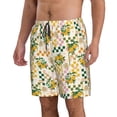 thumbnail image 2 of Logiee Lemon Print Mens Swim Trunks Quick Dry Board Shorts,Breathable Hawaii Beach Shorts Swimwear Bathing Suits-XX-Large, 2 of 6