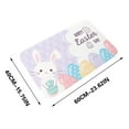 thumbnail image 2 of Kbndieu Easter Decorations Easter Bunny Flannel Floor Mat Kitchen Door Mat, 2 of 5