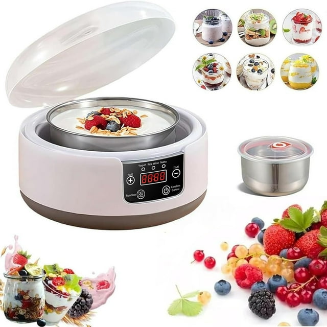 1.2L Large Capacity Probiotic Yogurt Maker Constant Temperature Adjustable Yogurt Maker Versatile Yogurt Maker