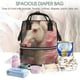 thumbnail image 5 of Fotbe Haired White Horse Mochila Maternidad - Lona de Sarga Impermeable, Mochila de Pañales de Gran Capacidad con Múltiples Bolsillos y Correas Ajustables, 5 of 6
