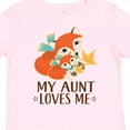thumbnail image 4 of Inktastic Aunt Loves Me Woodland Fox Boys or Girls Toddler T-Shirt, 4 of 5