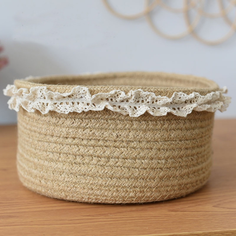 Woven Storage Basket for Toilet Tank Top,Rustic Farmhouse Bathroom