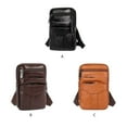 thumbnail image 4 of Transemion Stylish And Waist Packs Premium Leather Bag For Men Soft To Touch yellowish-brown 1Set, 4 of 6