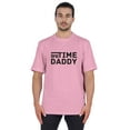 thumbnail image 1 of Inkmeso Men's Graphic Printed "First Time Daddy" Short Sleeve Tee Shirt Jersey Shirt For Dad, 1 of 7