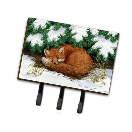 

Carolines Treasures ASA2185TH68 Naptime Fox Leash or Key Holder Triple multicolor