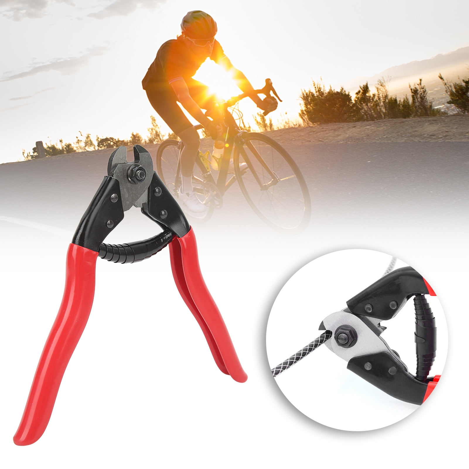 Brake Cable Cut Plier, Anti Slip Handle Rebound Spring Clean Cut