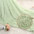 thumbnail image 6 of Blanket Polyester Blanket 1Pc 80 * 120Cm Long Plush Blanket,Winter Solid Color Nap Blanket,Double-Layer Blanket,Mint Green, 6 of 6