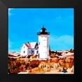 thumbnail image 2 of Kalina, Emily 15x15 Black Modern Framed Museum Art Print Titled - Lighthouse Scene VII, 2 of 5