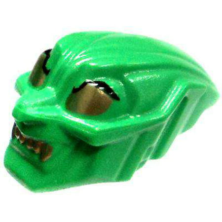 LEGO Green Green Goblin Mask with Gold Eyes & Teeth