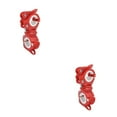 thumbnail image 1 of Decodeary Light Holder Plastics Metal Shockproof Lamps Bracket Rotatable Lamp Mount 360 Degree Supporting Rack Cycling Supplies Red/White 2Set, 1 of 6