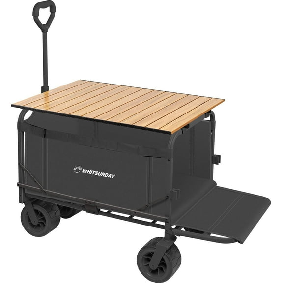 Whitsunday Heige Adjustment Wagon with Tailgate and Table for Picnic